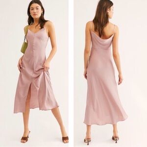 Free People Mauve Midi Dress